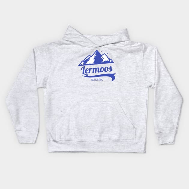 Lermoos ski - Austria Kids Hoodie by MasterClassic